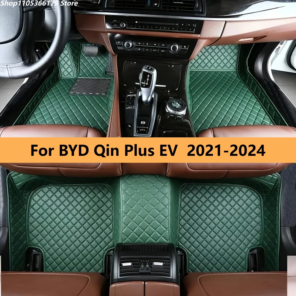

Автомобильные коврики на заказ для BYD Qin Plus EV 2021-2024, всепогодные, аксессуары для авто, покрытия для пола