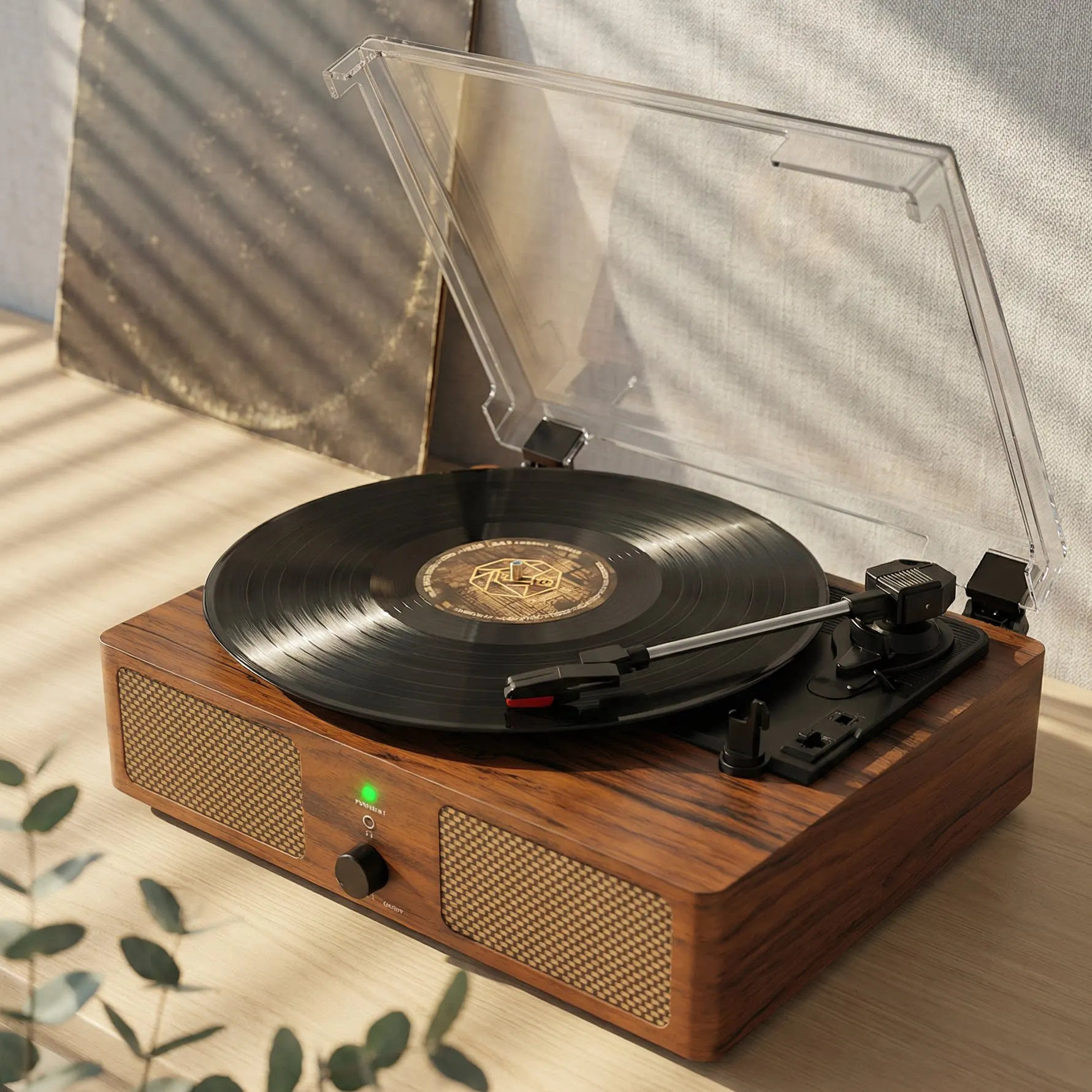 retro vinyl record player bluetooth audio all-in-one machine high fidelity high value pickup turntable machine