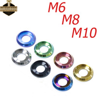 FLAWLESSTI Gr5 Titanium Shoulder Washer M6 M8 M10