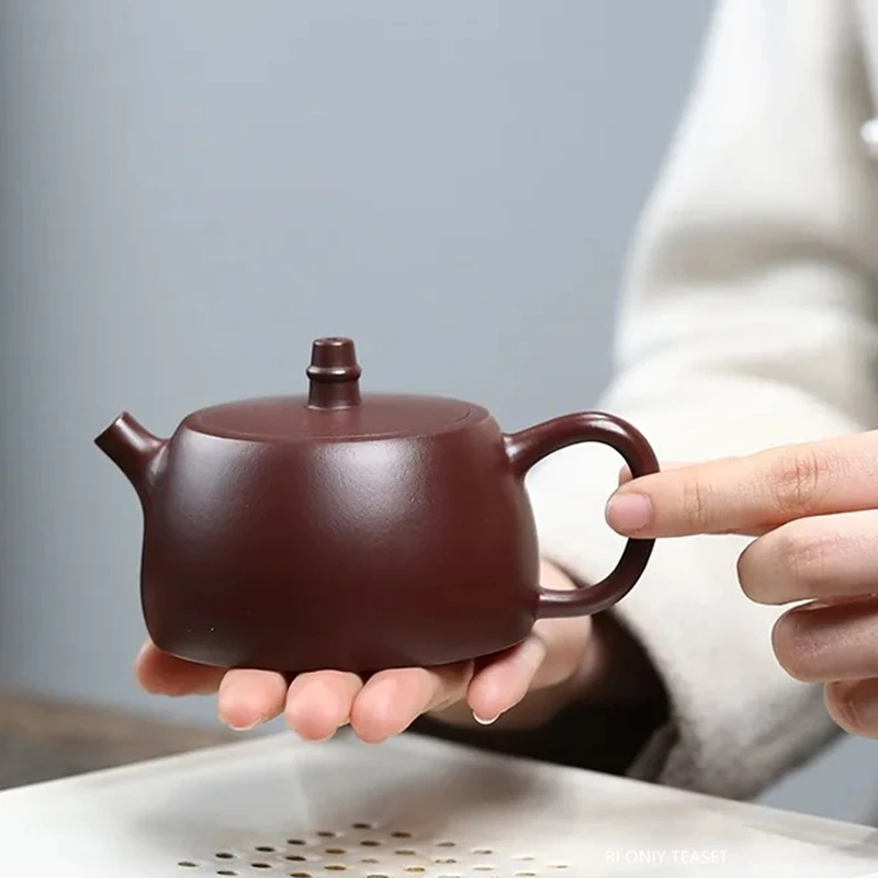 170ml Yixing Clay Teapot Famous Handmade Tea Pot Raw Ore Mud Kettle Chinese Zisha Tea Set Customized Gifts Retail