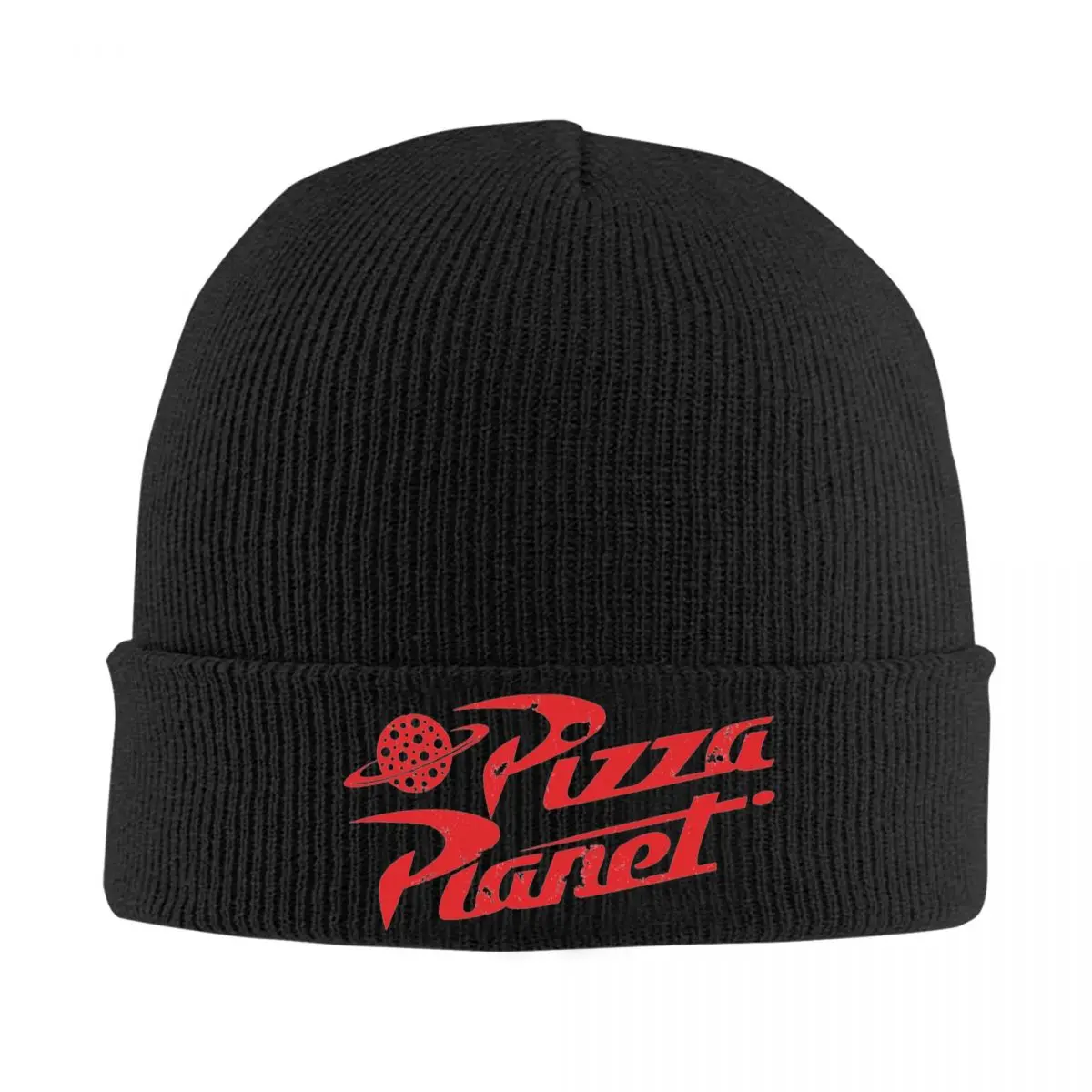 Pizza Planet Knitted Hat for Women Men Beanies Autumn Winter Hats Acrylic hip hop Warm Melon Cap