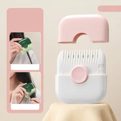 Mini Hair Cutting Comb Professional Portable Trimming Split Ends Hair 2 in 1Thinning  Hair Trimmer Girl Hairdressing  Razor Tool