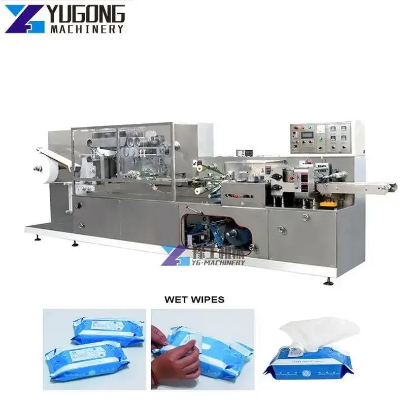 YG Automatic Multifunctional Baby Wet Wipe Making Machine Wet Tissue Packaging Machine