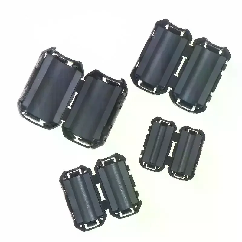 5/10Pcs Ring Wiring Cable Clamp Tools 3.5-13mm Toroidal Core Ferrite Bead Clip Choke RFI Noise Filter Clip Noise Filter