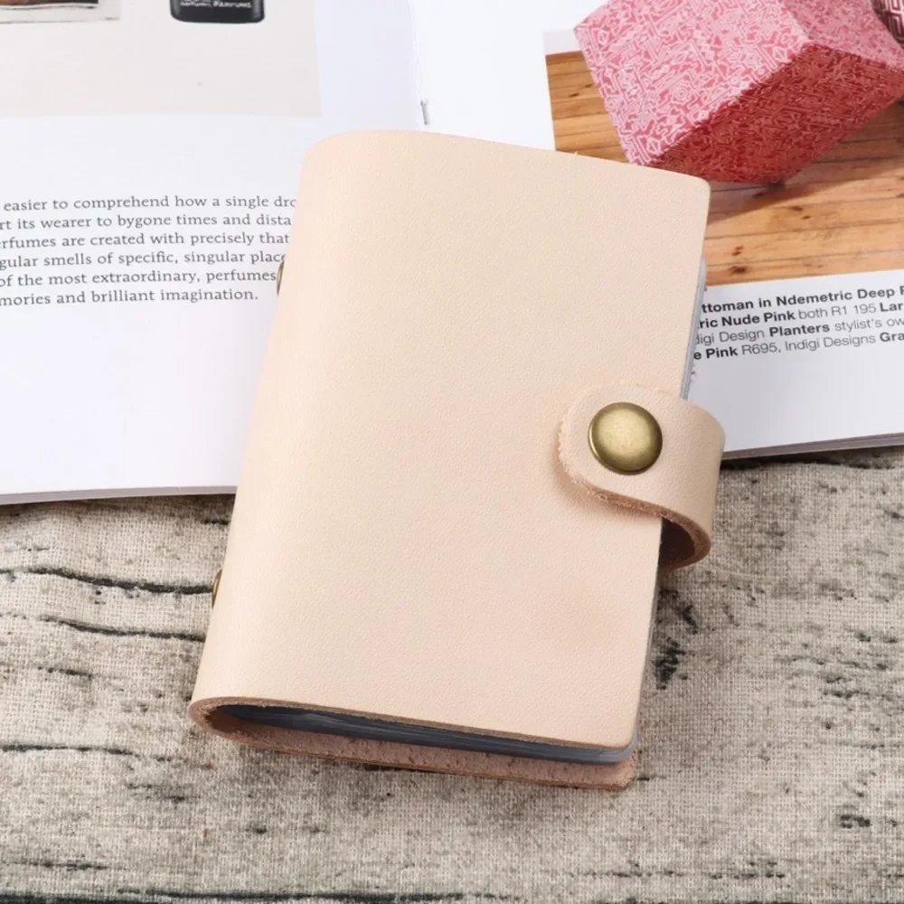 Genuine Leather Business ID Card Holder Clutch Fashion Multi-card Design Card Case Men Women Credit Card Wallet Storage Bag