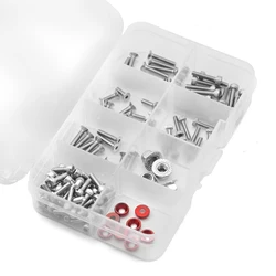 Metal Screws Fastener Kit Repair Tools for Arrma 1/18 Granite Grom Typhon Grom 1/14 Mojave Grom RC Car Upgrade Parts Accessories