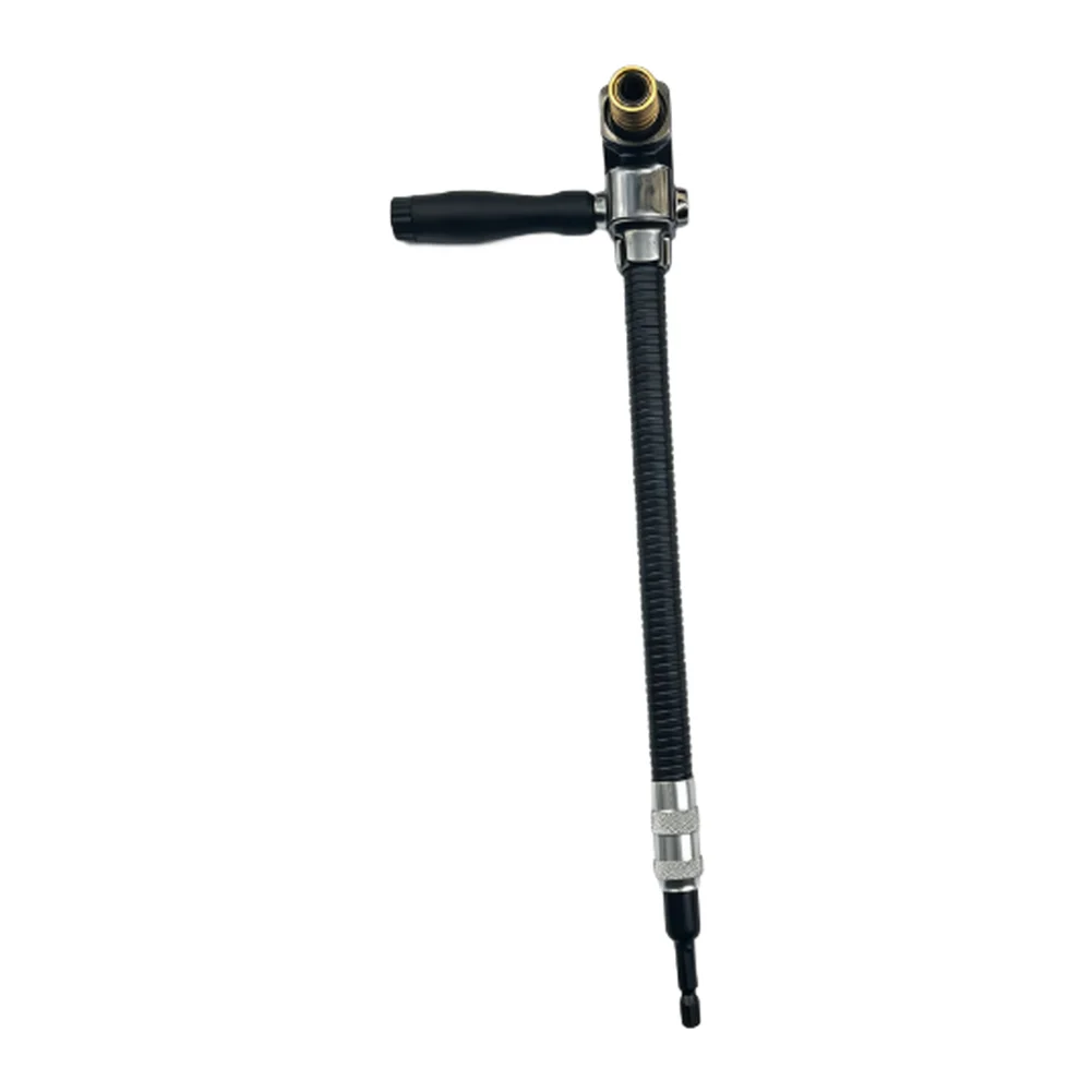 300mm Flexible Angle Adapter for Screwdriver Bits with 1/4 For quick Connect Interface Compatible with Most Power Drill Drivers