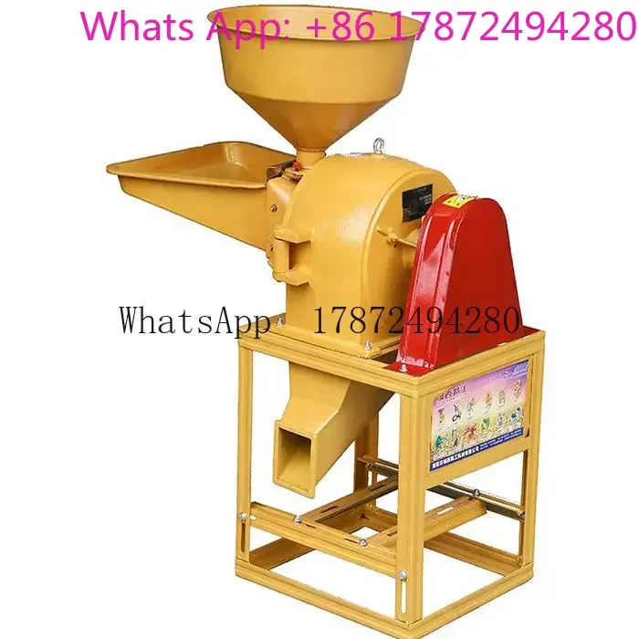 Grain Processing High Capacity Toothed Disc Corn Hammer Crushing Wheat Grain Mill Grinder Crusher Machine