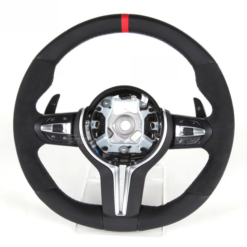 Suitable for BMW 1 Series, 3 Series, 5 Series, 7 Series carbon fiber leather sports steering wheel M3M5X5X6X3X1 modification