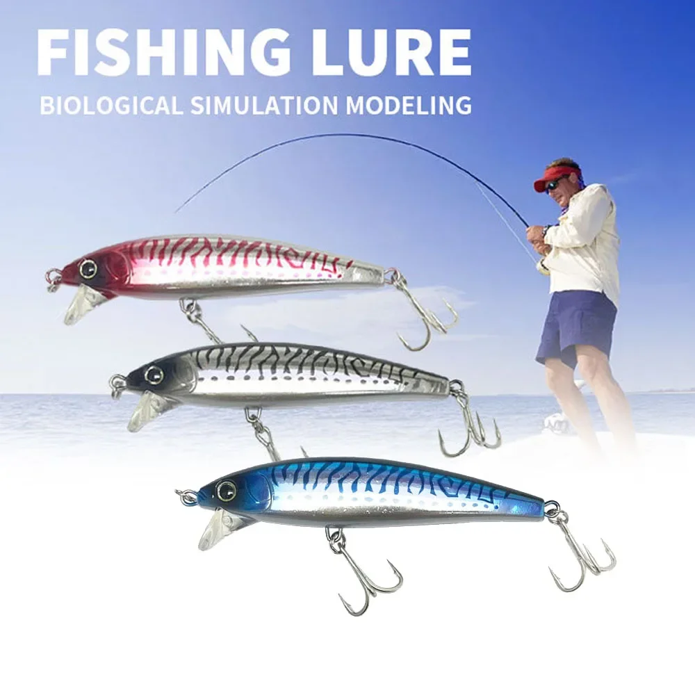 

105mm 47g Heavy Sinking Minnow Lures Long Casting Artificial Hard Baits Seabass Trout Swimbait Pesca Wobbler Fishing Accessories