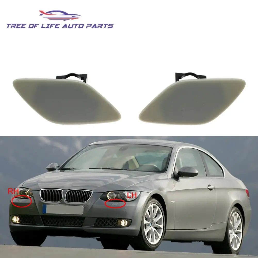 Front Bumper Headlight Washer Spray Nozzle Cover Cap For BMW E92 E93 3 Series 61677171659 61670034465 61677158749 61677171660