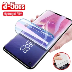 3-5Pcs Screen Protector For Samsung Galaxy A20E A50 A51 A71 A70 Hydrogel Film For Samsung A90 A80 A01 A10 A20 A20S A30 A30S