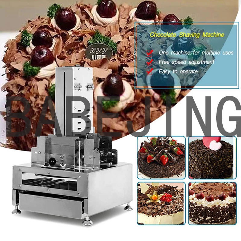 Commercial Fully Automatic Chocolate Cutting And Shaving Machine Multifunctional Chocolate Slicer And Crusher for Business Use