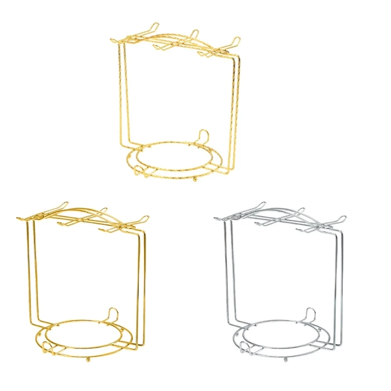 

Iron Mug Holder Stand for Kitchen Counter Cup Storage Rack with Stable Base