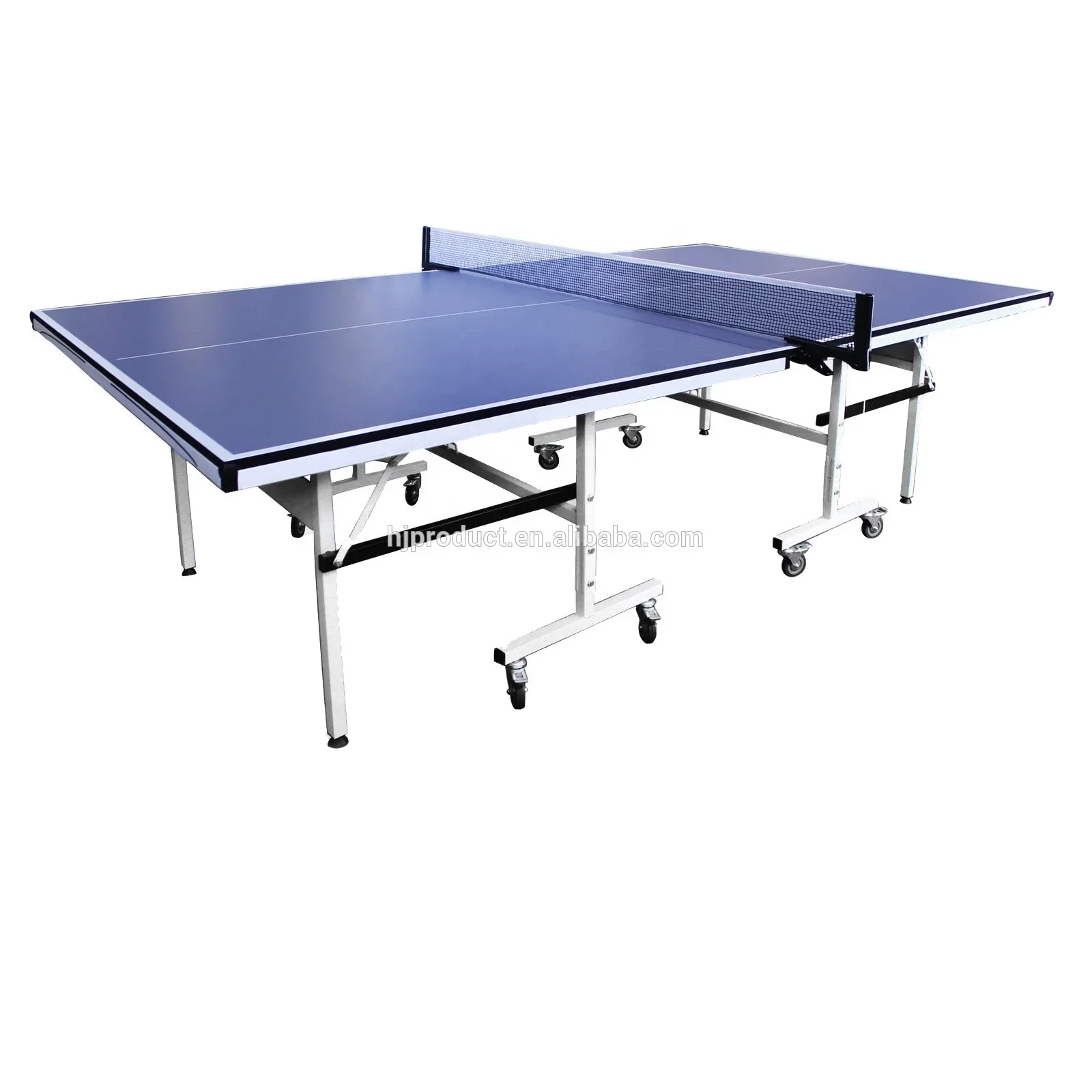 Full Set Moveable Wheels Ping Pong Table Folding Table Tennis Table for Indoor Sport