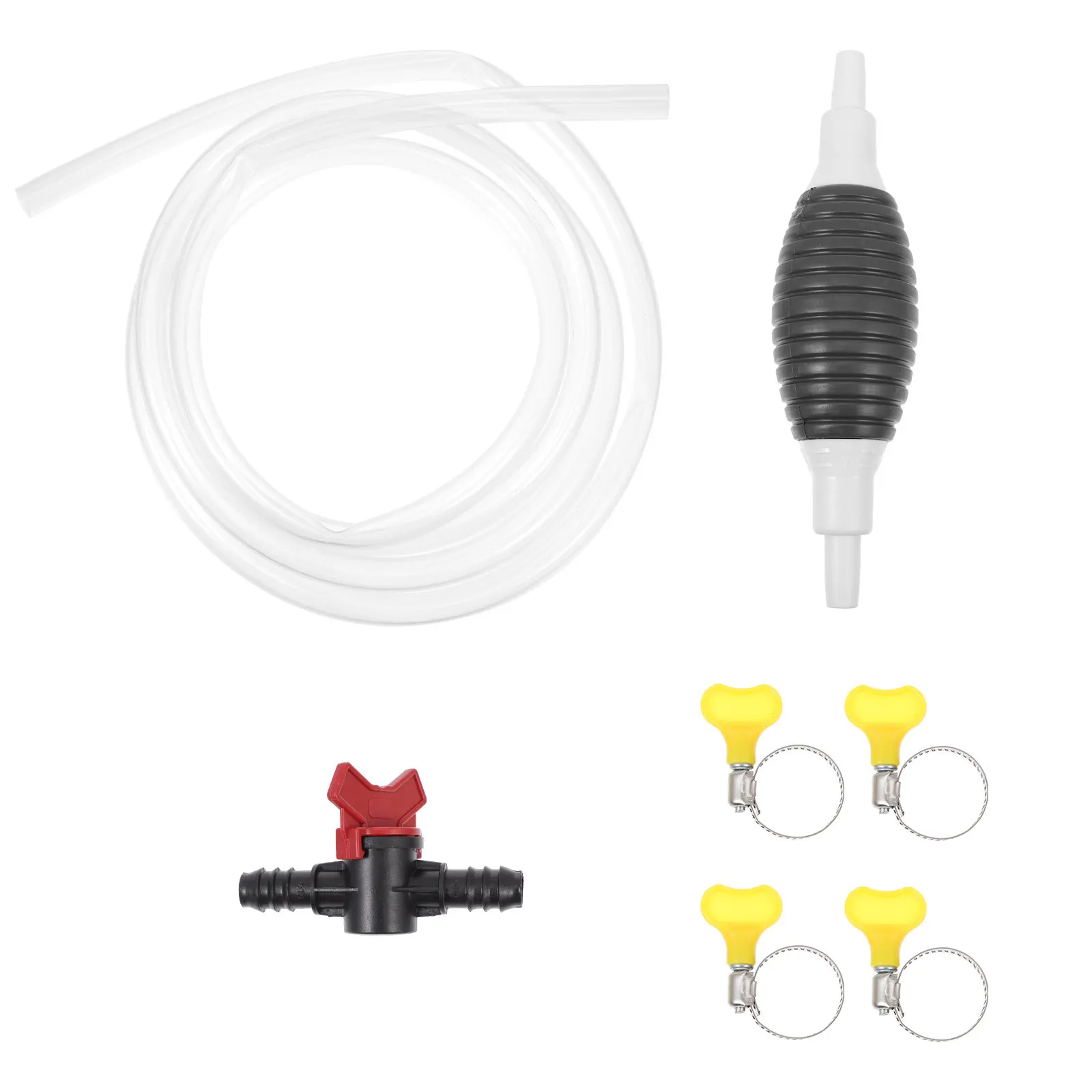 

1Set Manual Oil Transfer Pump Hand Device with Transparent Hose for Car Fuel Water Transfer Pump Portable Car