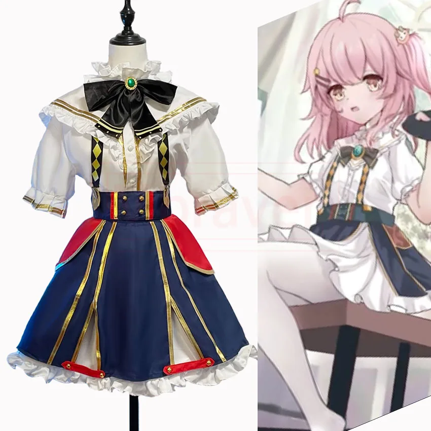 

Youtuber VTuber Hololive Ace Taffy Uniform Cosplay Costume Party Christmas Halloween Custom Made Any Size