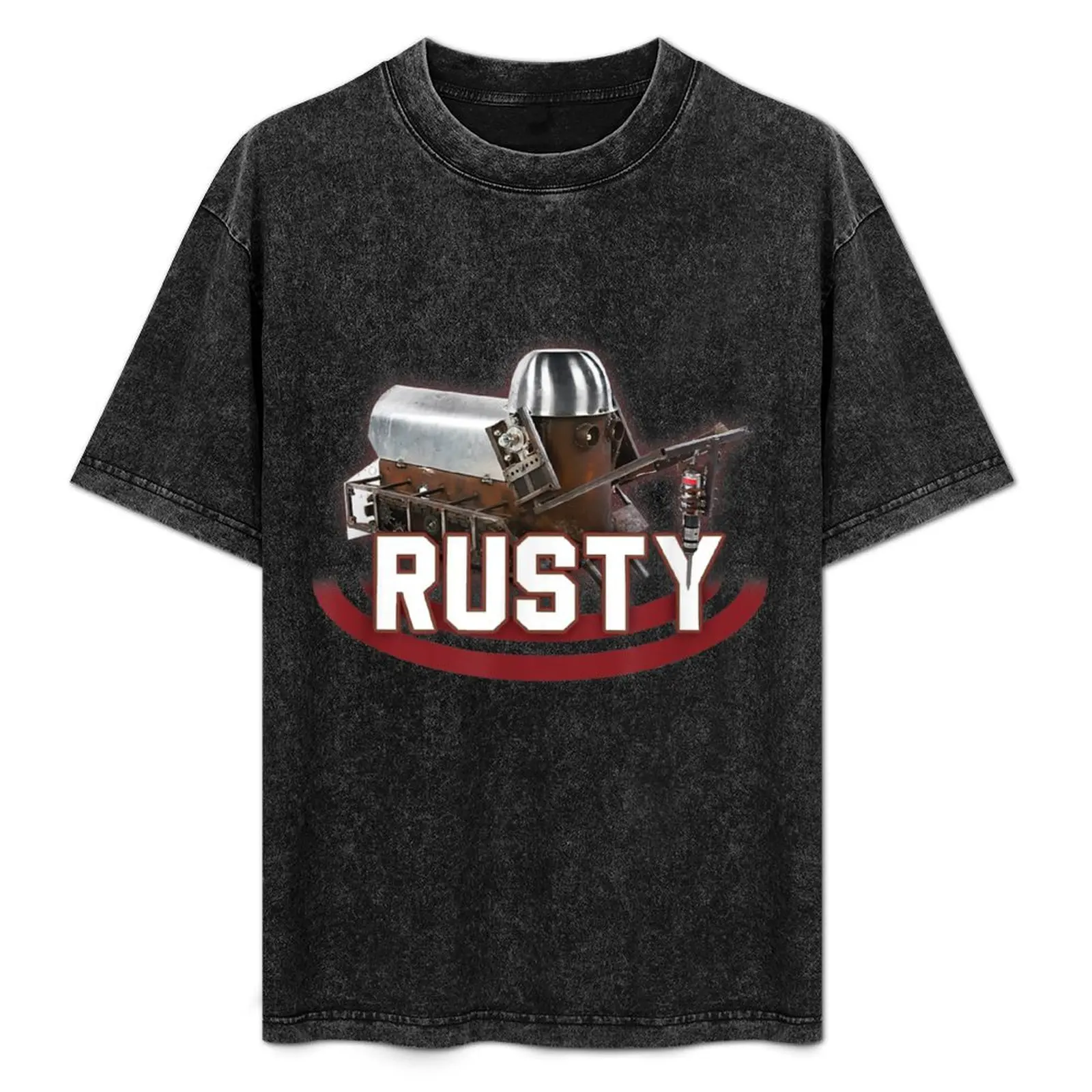 Rusty Battlebots - Rusty Art T-Shirt shirts graphic tee T-shirts man sweat cotton man t-shirts t shirts for men pack