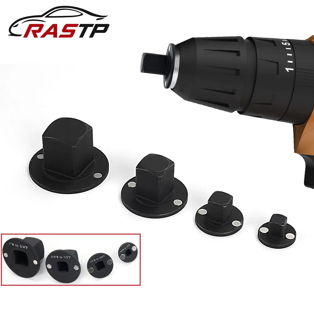 

RASTP-4Pcs Impact Sleeve Drive Ratchet Adapter FA028-0704 Mechanical Parts Thin Sleeve Conversion Head Set TC066