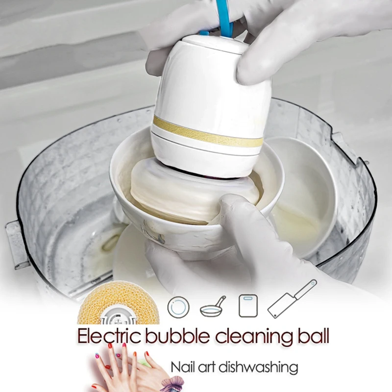 Electric Cleaning Decontamination Dishwashing Ball Eco-Friendly Magic Cleaning Balls USB Rechargeable Mini Dishwasher