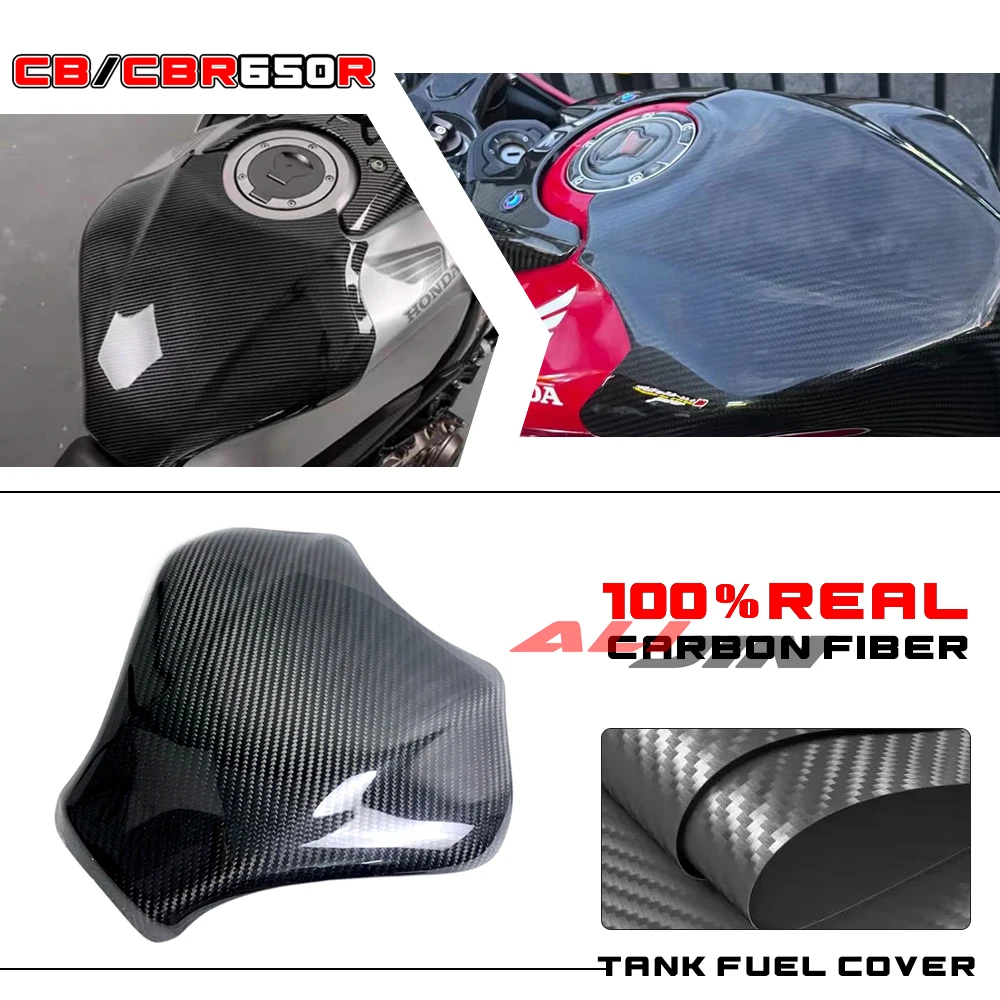 

100% Real Dry Carbon Fiber Fairing For Honda CB650R 2019-2023 Motorcycle Headlight Ring Headlight Headlamp ring Decorative Cover