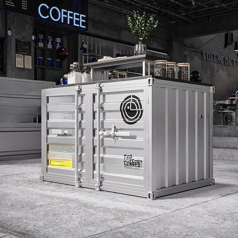 Industrial Style Creative Nakajima Cabinet Clothing Store Trend Store Double Sided Shelf Multi-layer Model Sample Display Cabine