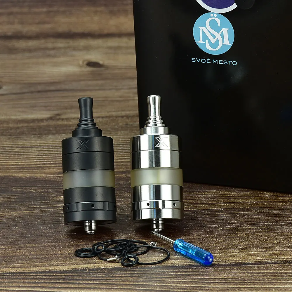 kayfun rebuildable single coil tank kf x mtl rta vape atomizador 316ss 4ml 24 milimetros tanque vs yftk taifun gtr 01