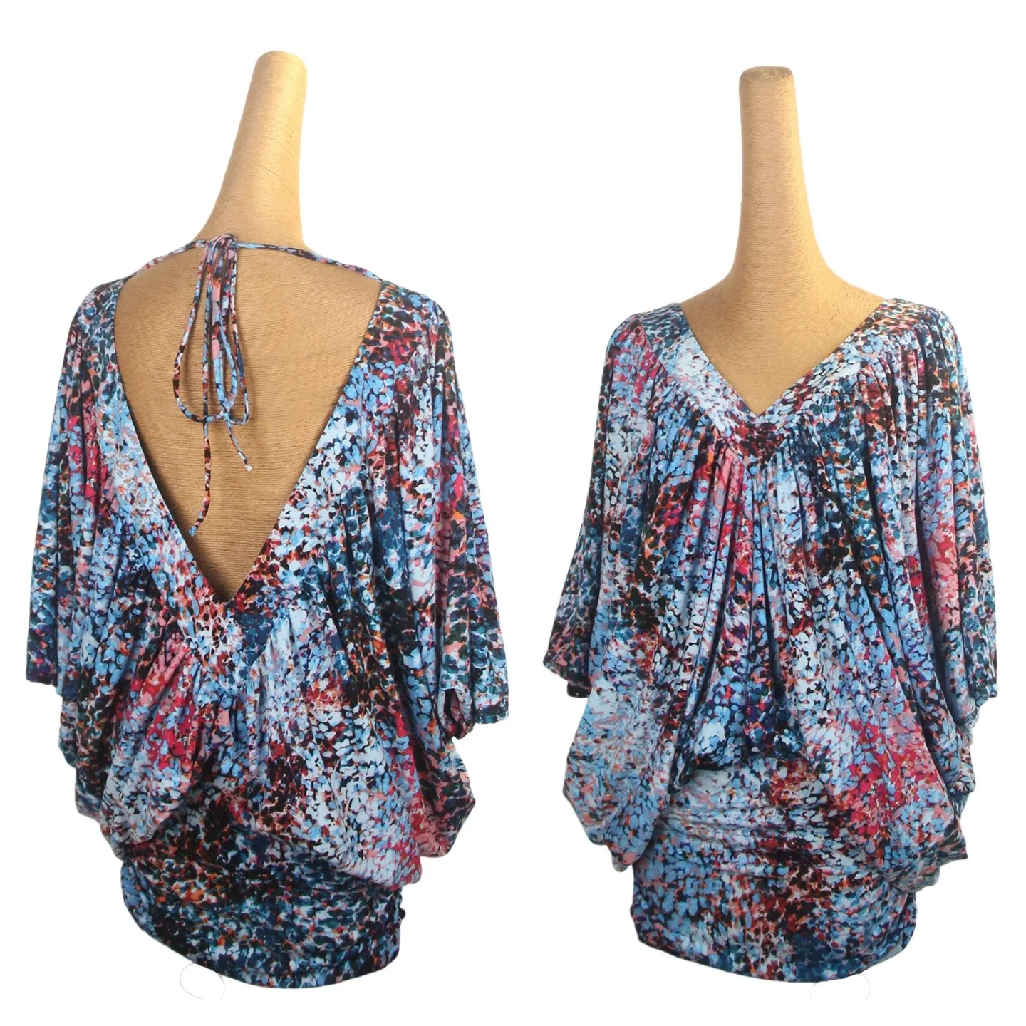 

Sexy Loose Backless Dolman Sleeve Dress Latin Dance Dress Women Practice Clothes Rumba Tango Samba Chacha Dance Costume DQL11289