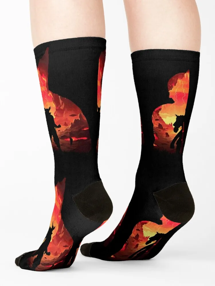 Heihachi - King of Iron Fist *Negative Illusion* Socks Heating sock Children's luxury Men's Men Socks Luxury Brand Women's