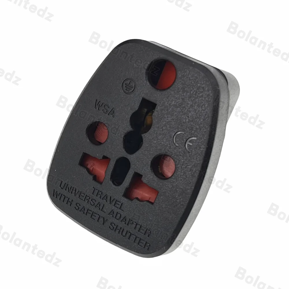 Bolantedz Universal Travel Multi Adapter US UK AU CN KR EU Plug Converter To Universal Wall Socket Home Conversion Plugs Adapter