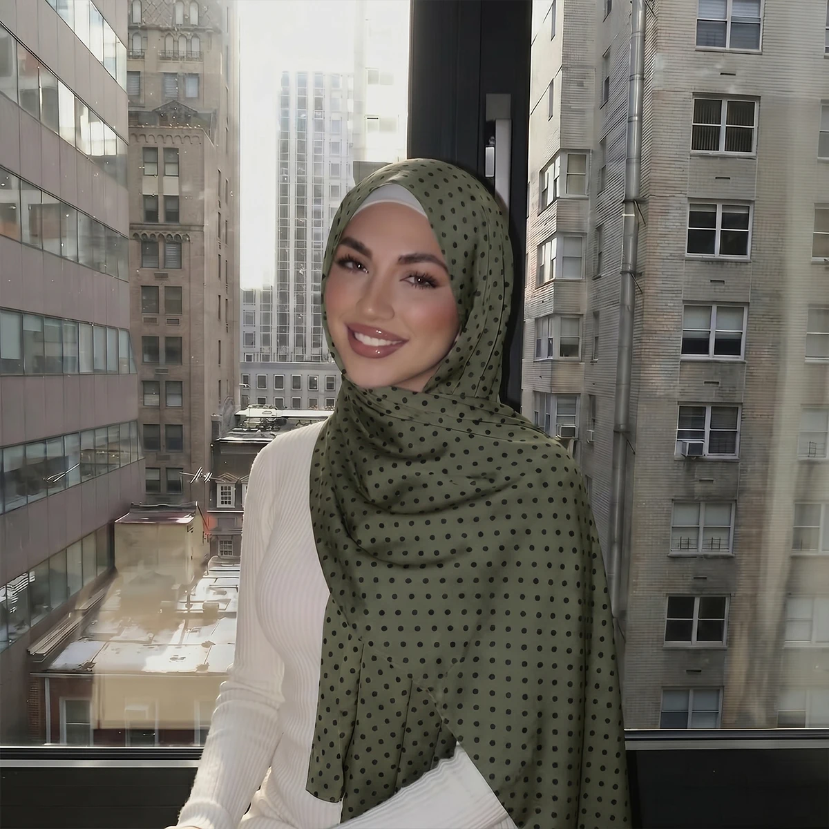 Neuer Damen-Hijab-Schal mit Aquarellmuster, Vintage-Luxus-Strandtuch, 180 cm langes Kopftuch, Bohemien-Muslim-Accessoires – Detail 17