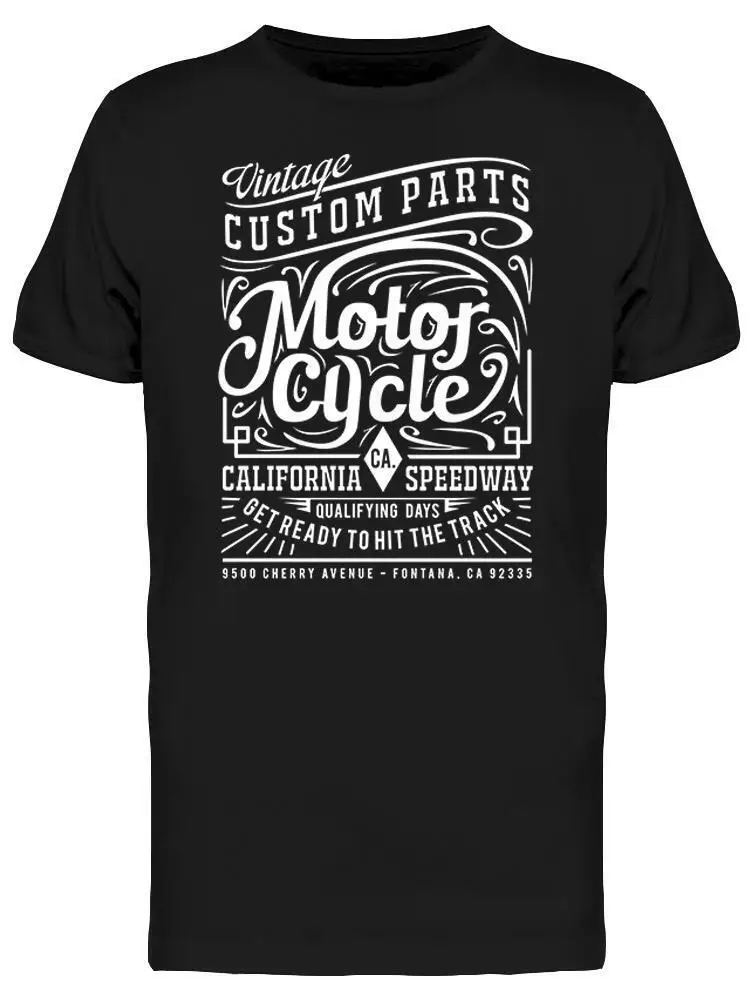 Mens Graphic Tee - Motorcycle Vintage - Regular Fit