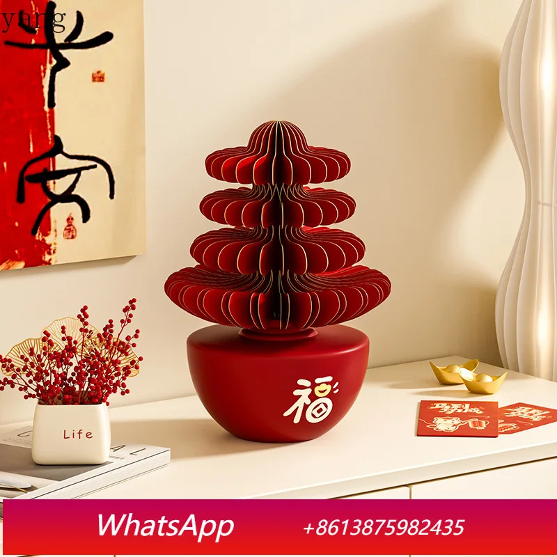 CX Home Furnishing Ornament Moving to a new home Office atmosphere Fu character ornament