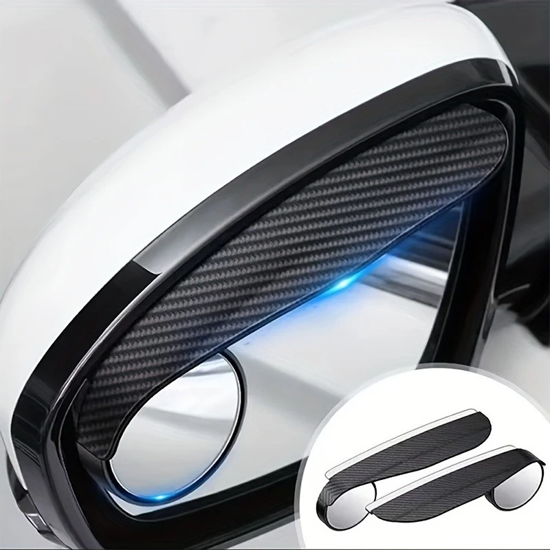 

2PCS Car Rearview Mirror Rain Eyebrow Protector Clear Vision Rearview Mirror Sun Visor Shade Cover Windshield Car Accessories