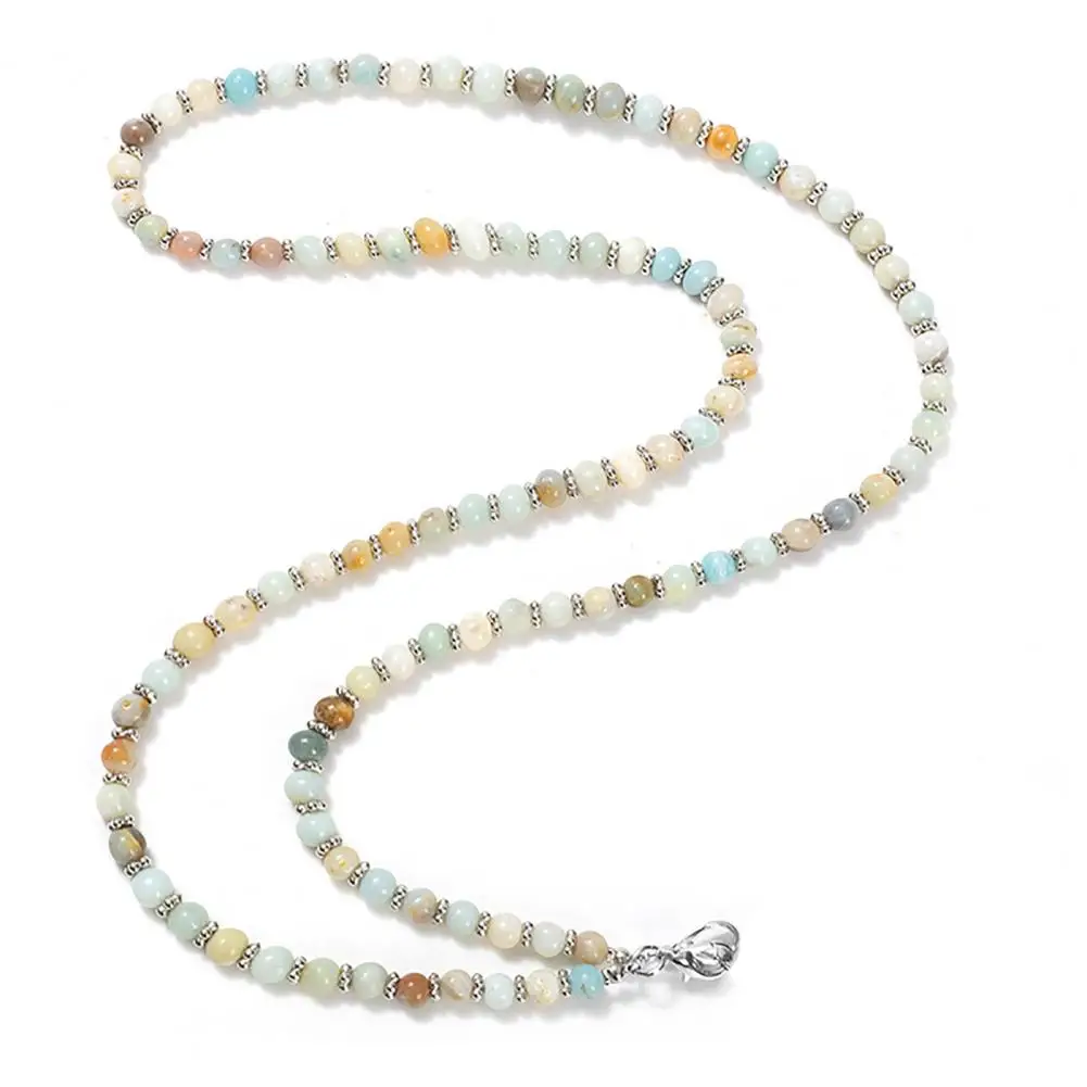 Пластиковый держатель для значков, модный шнурок из натурального камня, ожерелье с именной пряжкой под заказ, стильный брелок с бусинами для модных игр