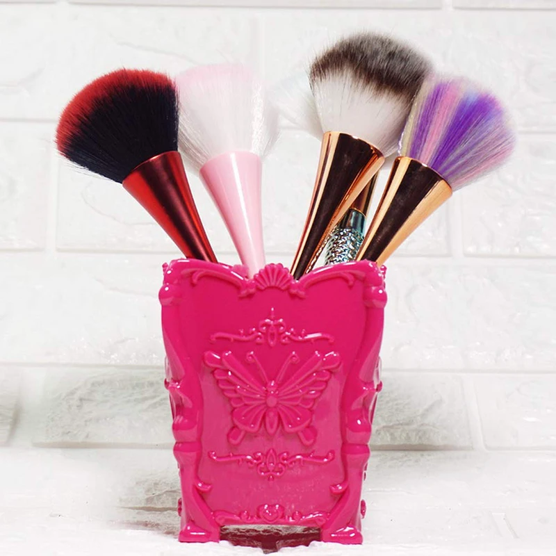 1 個マルチカラーネイルダストブラシ柔らかい毛ネイルパウダーアクリルジェルポリッシュクリーニング人間工学に基づいたロングハンドルデザインネイルツール