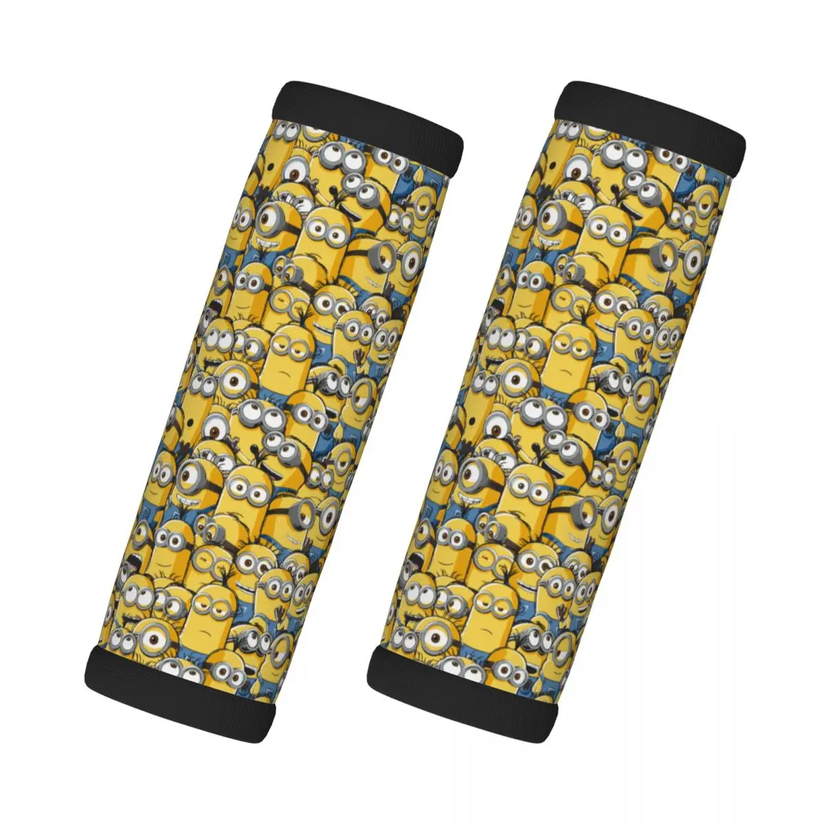 

Custom M-Minions Anime Luggage Handles Wrap Grips 2 Pcs Handle Grip For Travel Bag Luggage Suitcase Airplane Comfortable