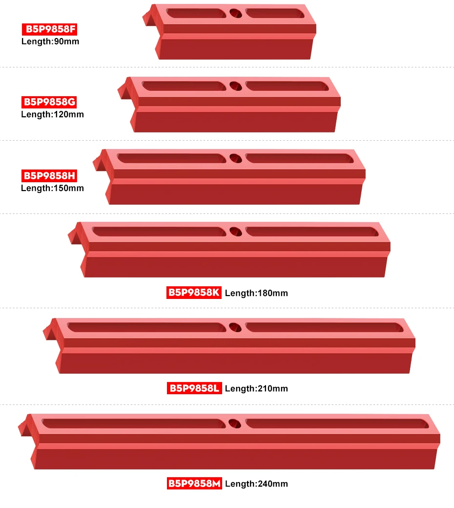 Datyson Metallbasis 42/45/48/60/90/120/150/180/210/240mm Sternführungs-Spiegel Kleine Schwalbenschwanzplatte Rot Astronomisches Zubehör – Detail 6