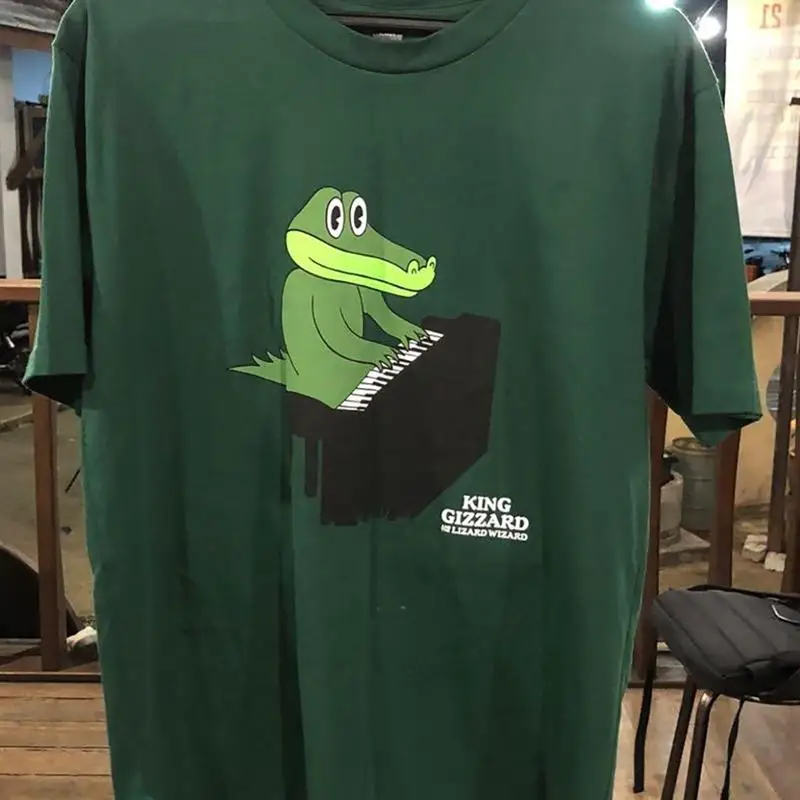 Nueva camiseta King Gizzard the Lizard Wizard de algodón básico, todas las tallas, SS11