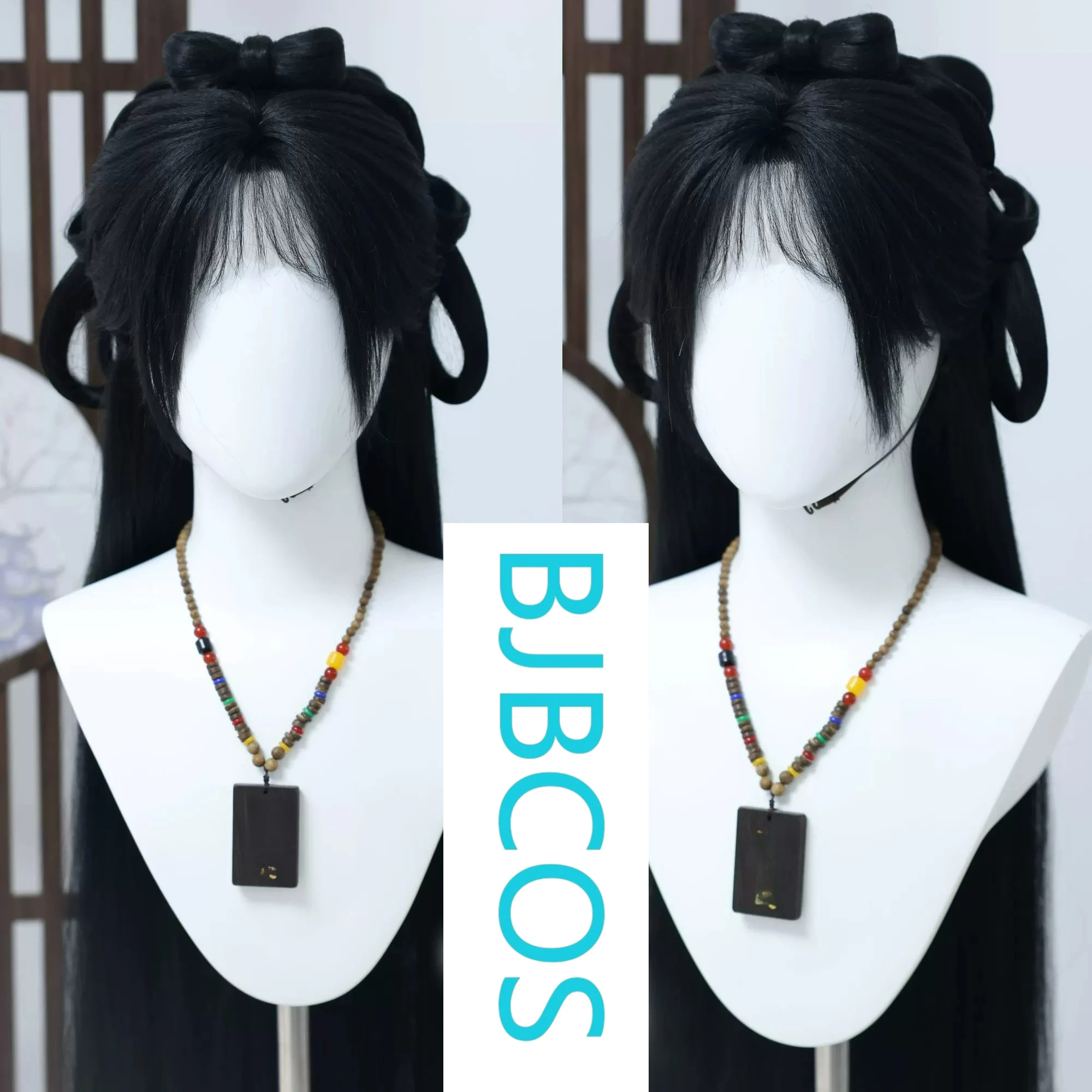 

[Styled Wig]WHERE WINDS MEET Xueli'er Lace Front Wig COS corn beard Hanfu cute girl style wig set