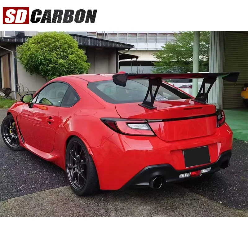 لتويوتا GR86 سوبارو BRZ 2019 + ألياف الكربون الذيل زعانف سبويلر الجناح الخلفي الذيل الجذع المفسدين الخلفي سبويلر ترقية طقم الجسم #5