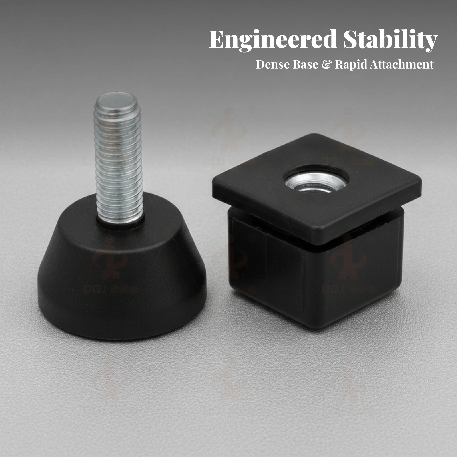 Leveling Foot with Mounting Socket Heavy-Duty Table Leg Levelers Hardware