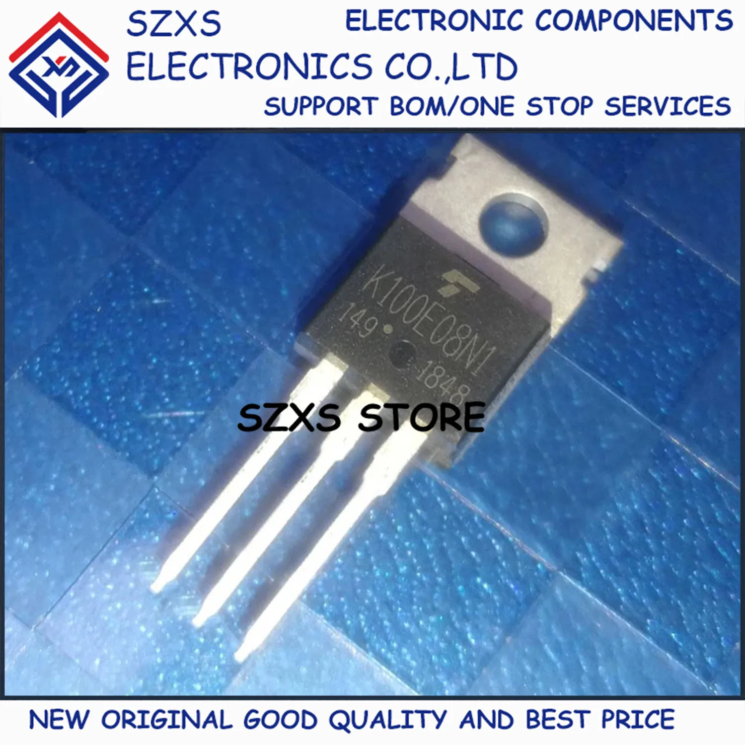 

New Original 10Pcs TK100E08N1 K100E08N1 TO-220 80V 100A Field Effect Transistor In Stock Electronic Components Good Quality