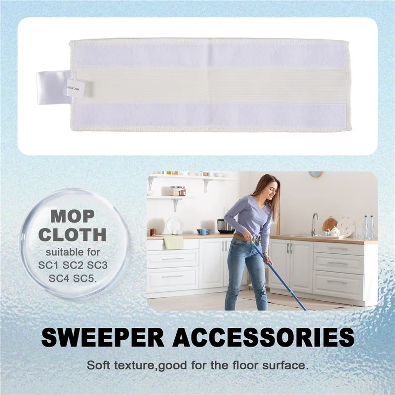 

B25B Mop Cloth Fits For Karcher Cloth Set -Floor SC1 SC2 SC3 SC4 SC5 Mop Cloth Replacement Tool Accessories