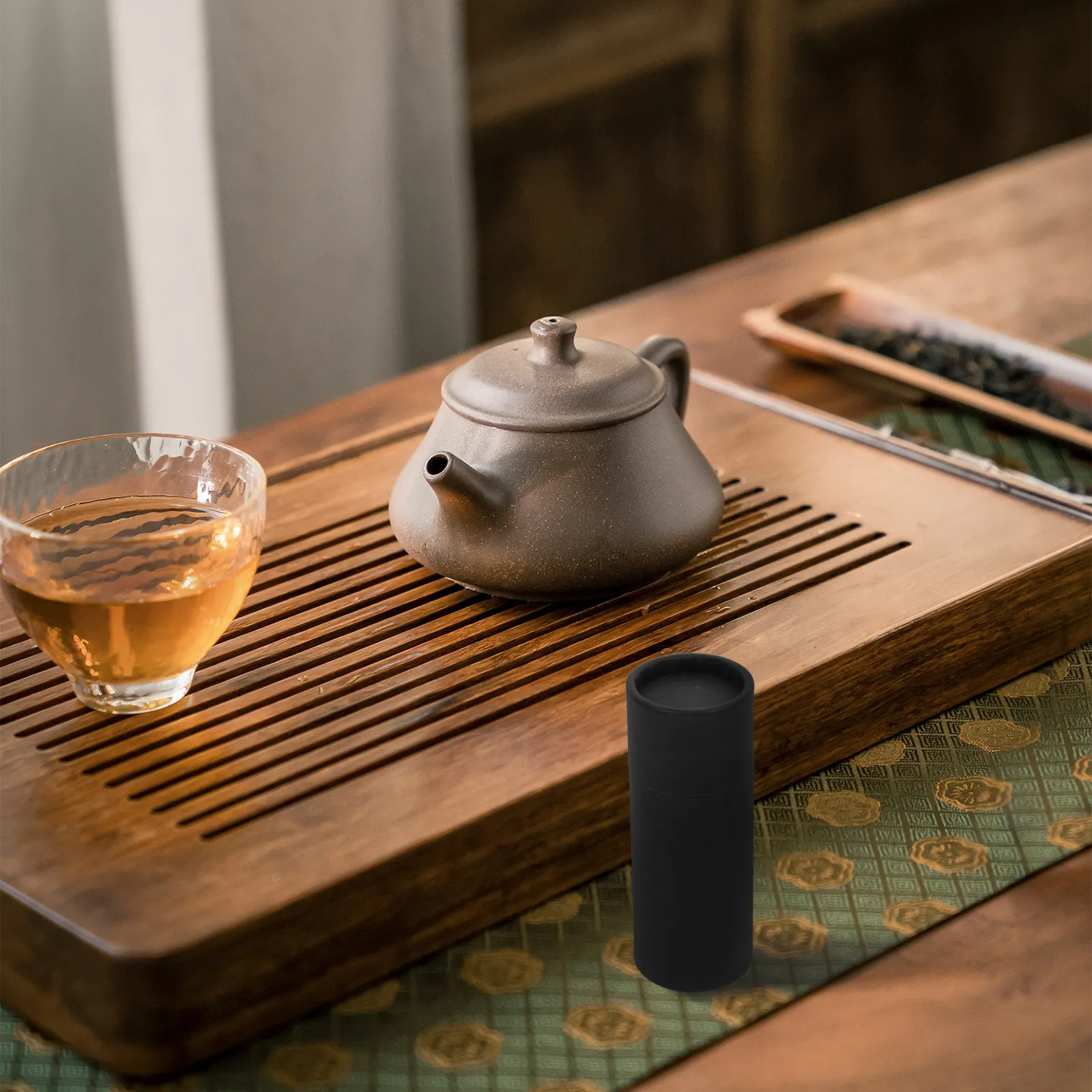 

15Pcs Round Kraft Paper Tube Boxes for Tea Leaves Incense Sticks DIY Crafts Travel Essentials Sustainable Packaging Cylindrical