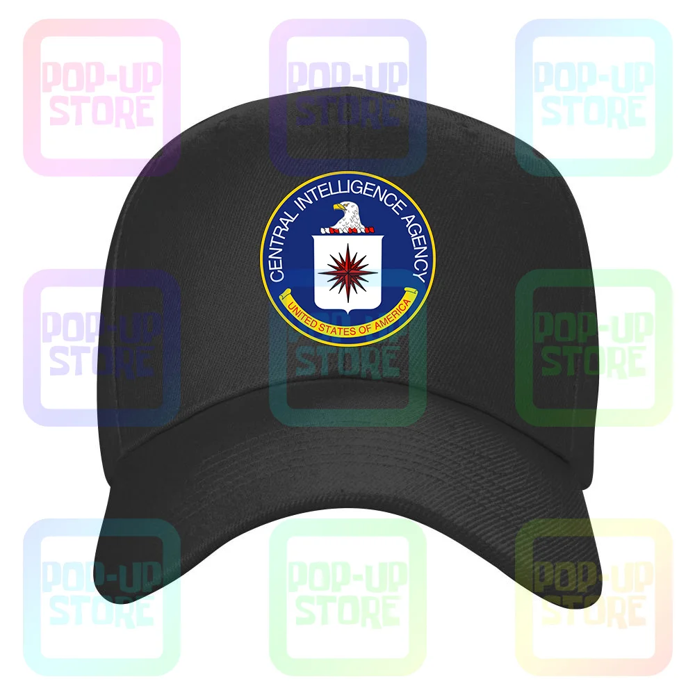 

Cia Central Intelligence Agency Official Seal M-5Xl Cotton Truck Driver caps Baseball Cap For Men&Women