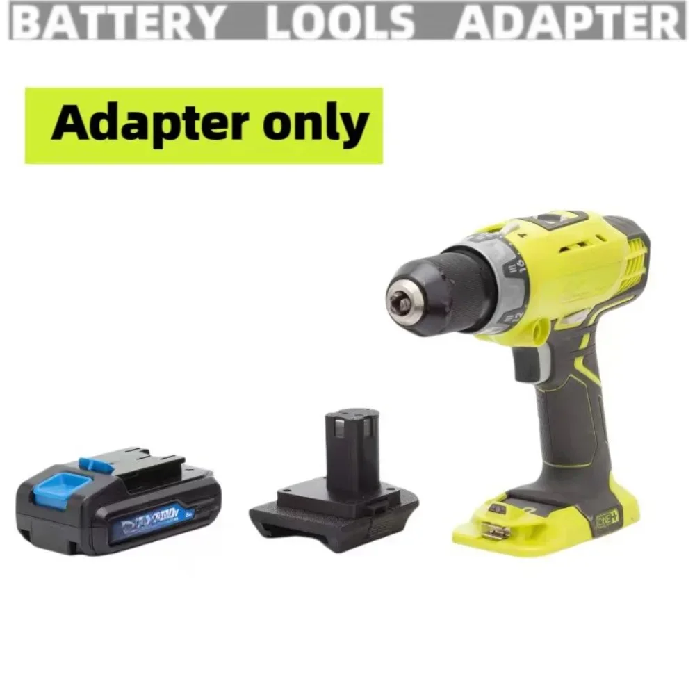 Adapter/konwerter akumulatora dla HART 20V na RYOBI 18V ONE + akumulatorowa wiertarka elektryczna kompatybilna z narzędziem (tylko konwerter adaptera)