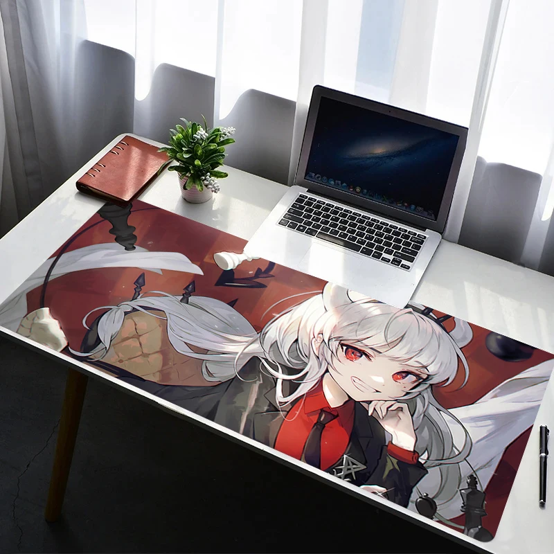 

Mouse Pad PC Non Slip Rubber Anime Mousepad H-helltaker Laptop Gamer Cabinet Keyboard Pad Office Computer Gaming Desk Mouse Mat