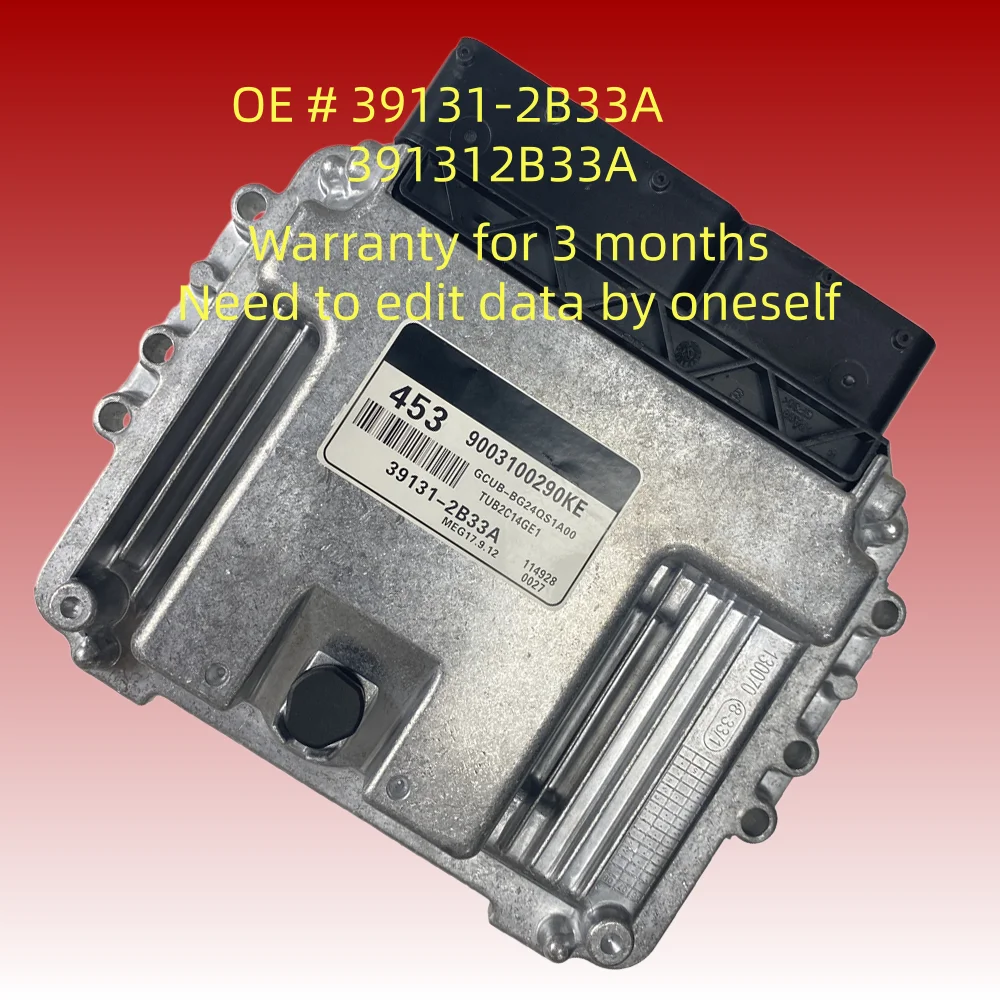 

High quality 39131-2B33A 391312B33A MEG17.9.12 Engine Computer Board ECU for KIA