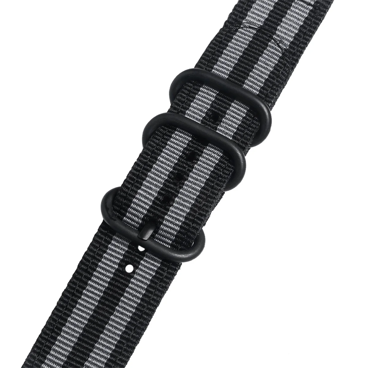 

20Mm Nylon Watch Band Chic Replacement Strap Strong Webbing Material Scratch Friendly for Daily Wear Sports Use
